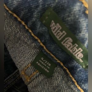 Women's Super-High Rise Distressed Baggy Jeans - Wild Fable